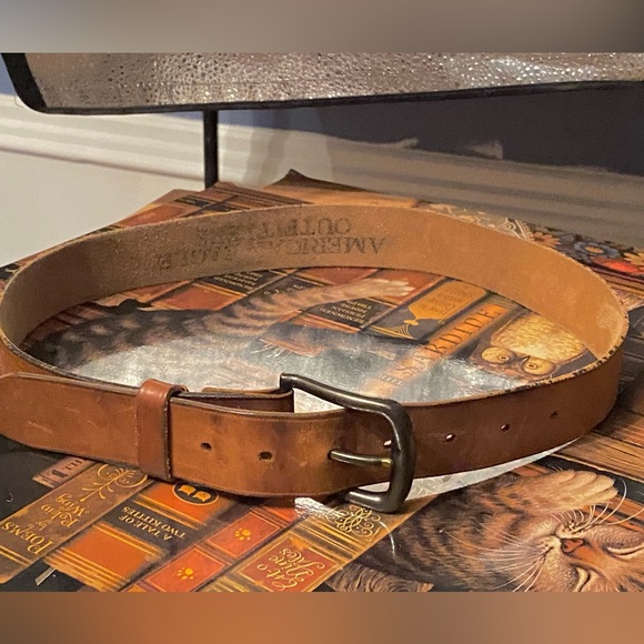 American Eagle Outfitters Accessories Mens Vtg Soft Leather Belt American Eagle Nice Leather